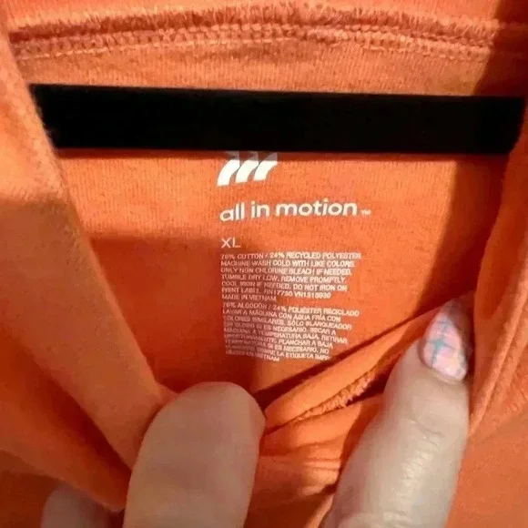 Orange All in Motion Pullover Hoodie - Picture 10 of 11